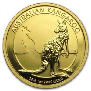 moneda de oro canguro